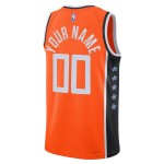 Los Angeles Clippers Trikot Benutzerdefinierte Nike 2025-26 City Edition Orange Swingman - Herren